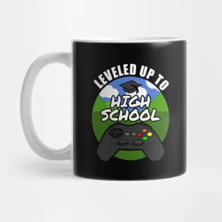 Leveled Up To High School Gamer Gaming 2021 Mug